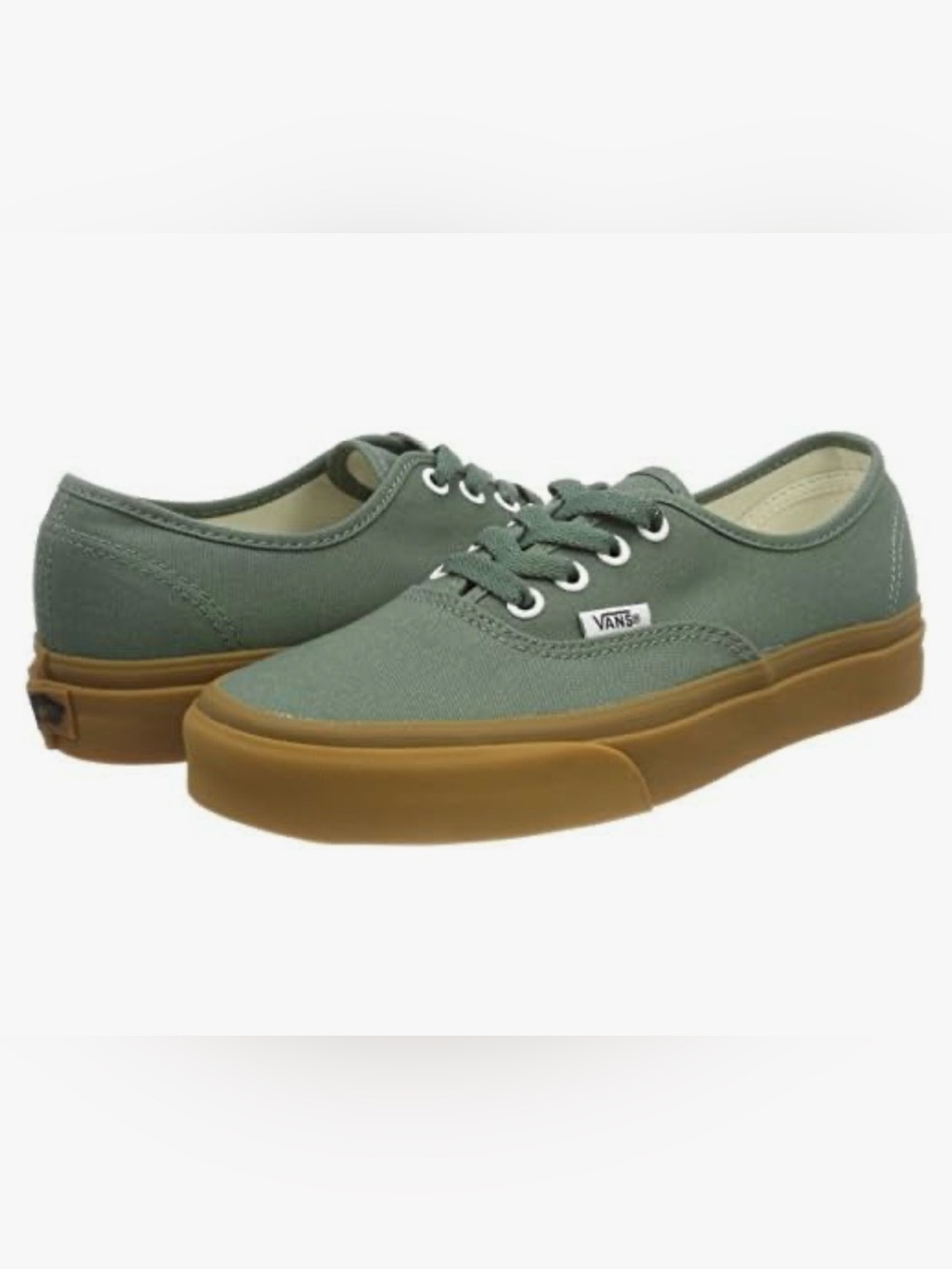 NWT
Vans Off The Wall Authentic Sneakers (Duck Green/Gum) Unisex Skate Shoes
